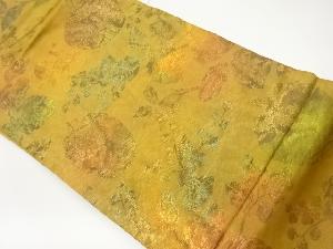 仕覆に花々模様織出し名古屋帯